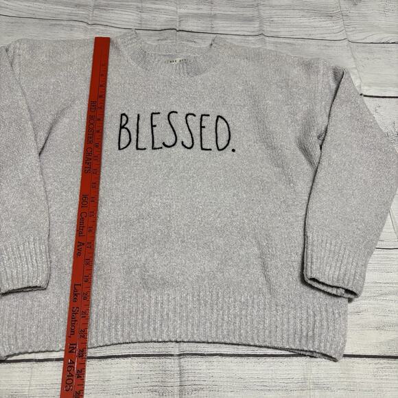 Rae Dunn Blessed Womens Size XL Lightweight Sweater - Picture 4 of 7